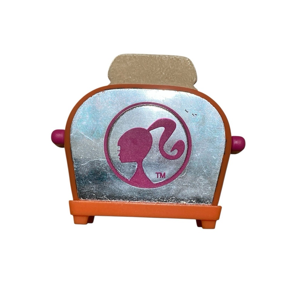 Barbie‎ Doll Glam Kitchen Accessory Orange Toaster Small Appliance 2010 Mattel